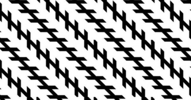 A optical illusion